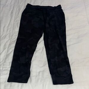 Lululemon Black Camouflage Joggers